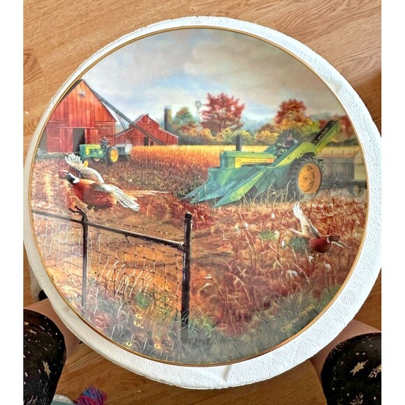 Danbury Mint Plates John Deere Collector Plates 8 Plate Set - Picture 1 of 16